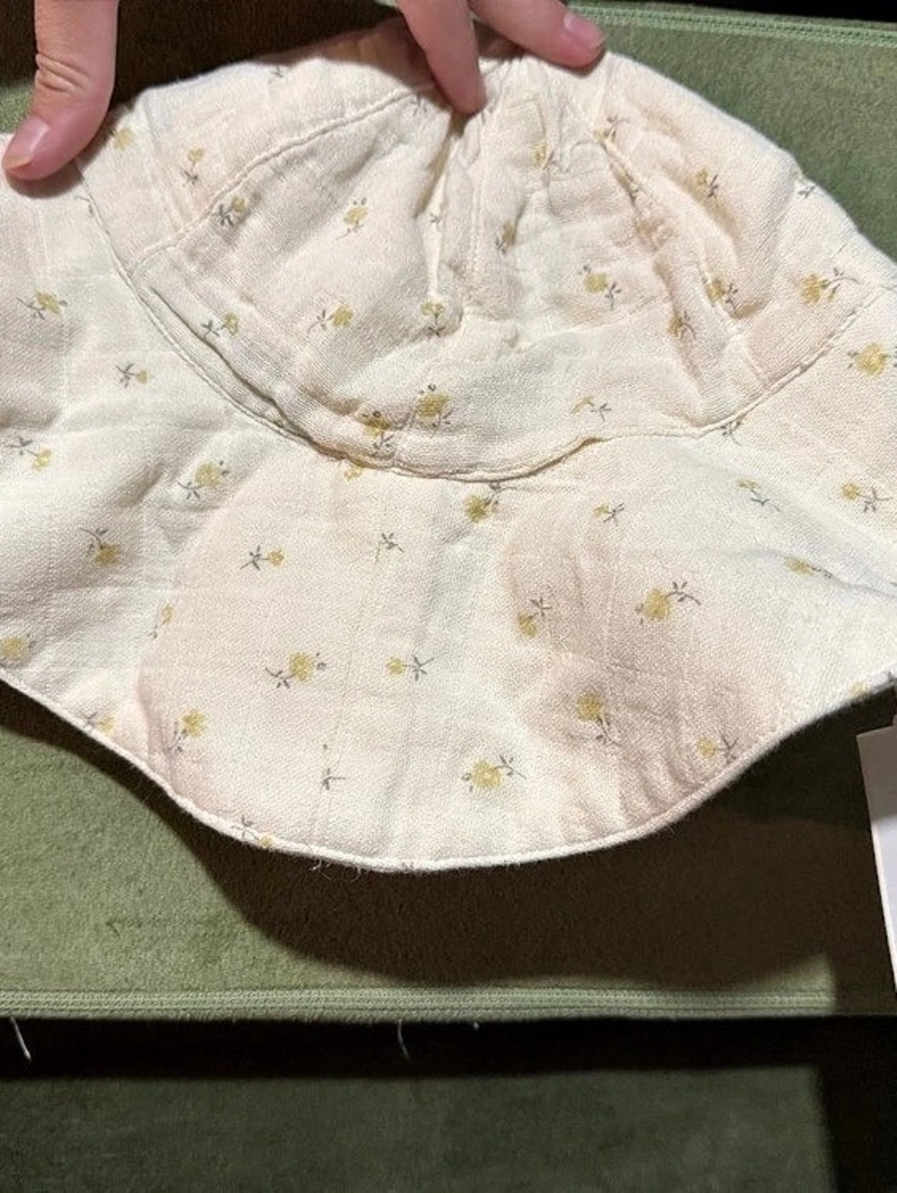 Jamie Kay Floral Bucket Hat in Cream NWT